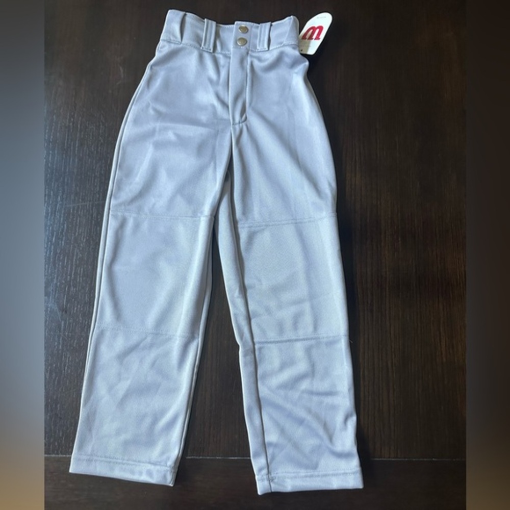 NEW WITH TAGS Wilson Gray Rrlaxed Fit Baseball Pants YOUTH XS YXS 🐝